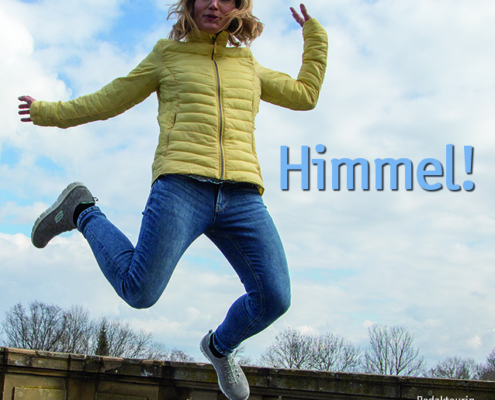 Kerstin Mühlmann springt gen Himmel und fühlt sich super leicht!
